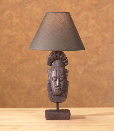 Tribal Mask Lamp